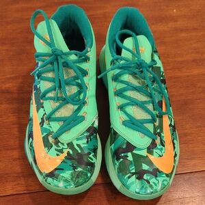Nike KD Green Camo Basketball Shoes